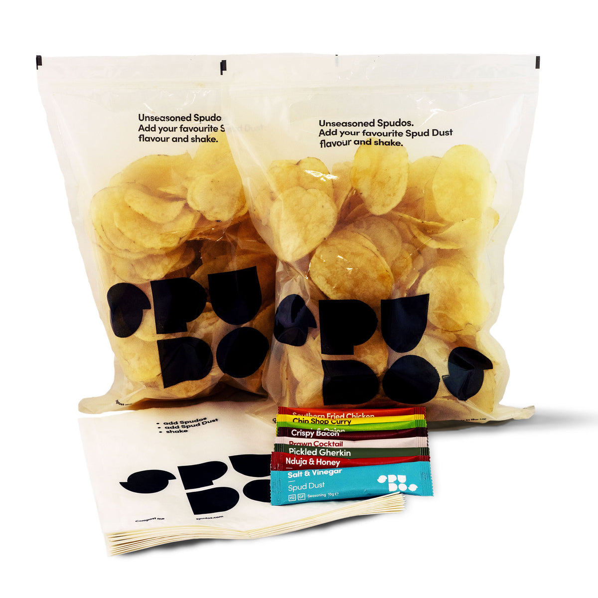 Spudos Crisps and Spud Dust Bundles